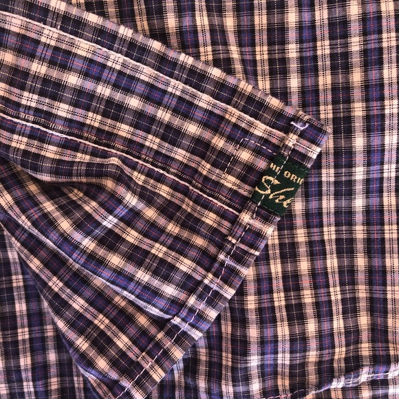 Ben Sherman Vintage Long Sleeve Plaid Shirt - Picture 6 of 7